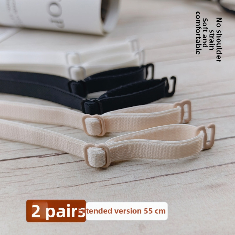 Krūštura siksnu piederumi - Neslīdošas paplašinātas siksnas, noņemams mežģīņu akcentu, Nailons, Modeļa numurs YZJD004, Vienkrāsains, Ziemas 2025