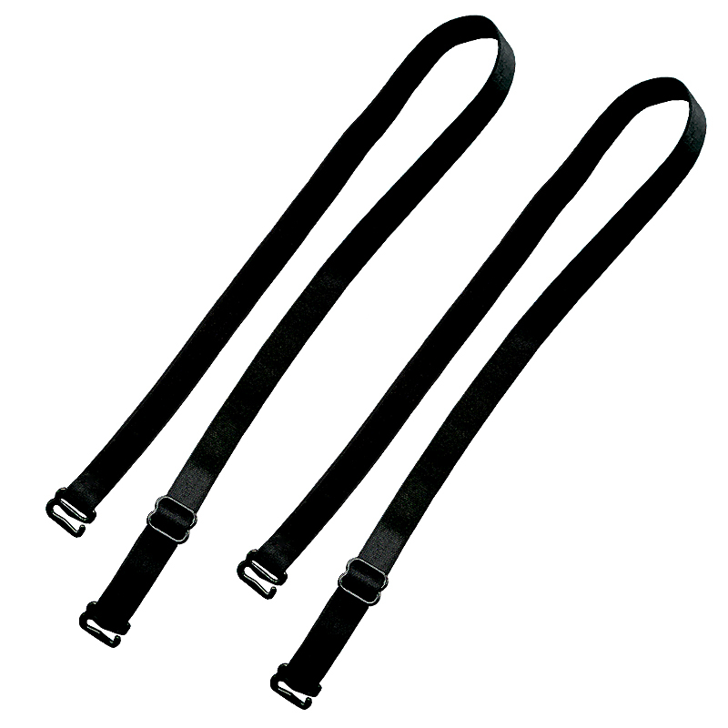 Liemenėlės petnešėlių priedai - neslystantys ištiesti petnešos, atjungiamas nėrinių detales, nailonas, modelio numeris YZJD004, Vienos spalvos, Žiema 2025