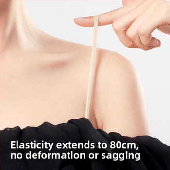 Nelydančios liemenėlės petnešėlės, nylonas, Forever weave ženklas, nėrinių detalės, guminė sagtis, rudens 2025 leidimas