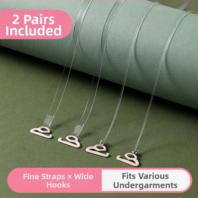 Yongwei silikono pečių juostos – skaidrios su metalo dekoru – Modelis Yzjd006, Žiemos 2025 išleidimas