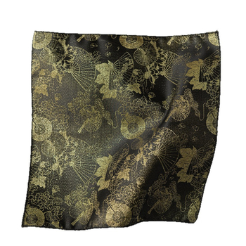 Džepni rubac — retro Jacquard poliester tkanina, mrežasti uzorak