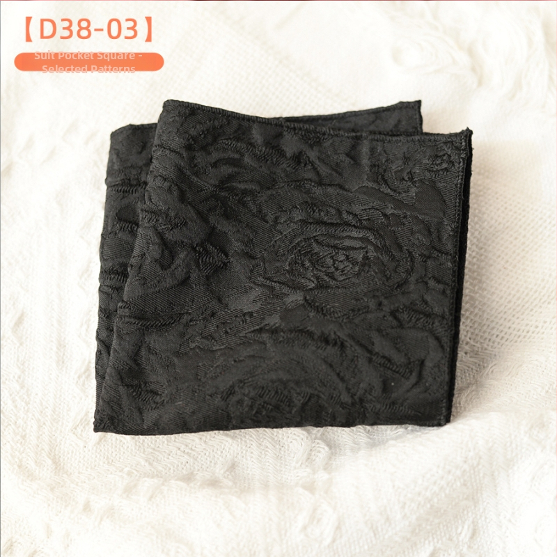 Džepni rubac — retro Jacquard poliester tkanina, mrežasti uzorak