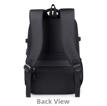 Verslo nešiojamojo kompiuterio kuprinė, universalus dizainas, kvėpuojantis Oxford audinys su odos plėvele, oro pagalvės diržai