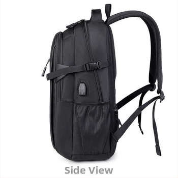 Verslo nešiojamojo kompiuterio kuprinė, universalus dizainas, kvėpuojantis Oxford audinys su odos plėvele, oro pagalvės diržai