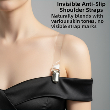 Silikoniniai bandeau krūties klipsai Yongwei, skaidrus stilius, išleidimas žiemą 2025, raštas: vientisas