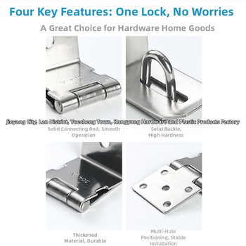 Taisnstūra durvju bloķētājs no nerūsējoša tērauda 201, pulēta virsma, mūsdienīgs minimālisms