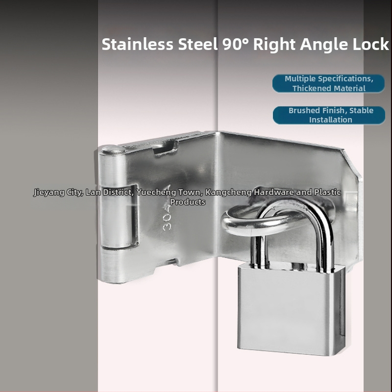 Taisnstūra durvju bloķētājs no nerūsējoša tērauda 201, pulēta virsma, mūsdienīgs minimālisms