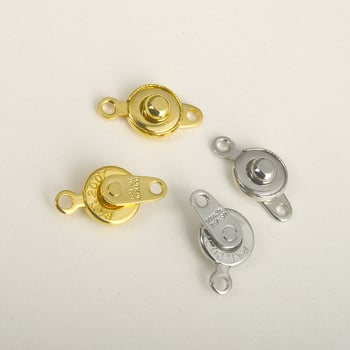 Spona s platinskim premazom, 14K zlato, perljani lanac – DIY dodatak za nakit