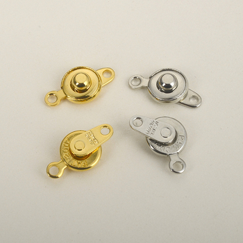 Spona s platinskim premazom, 14K zlato, perljani lanac – DIY dodatak za nakit