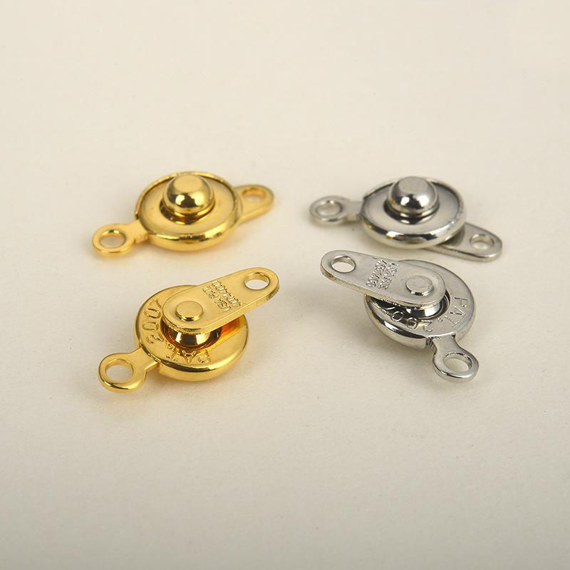 Spona s platinskim premazom, 14K zlato, perljani lanac – DIY dodatak za nakit