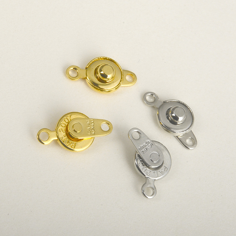 Spona s platinskim premazom, 14K zlato, perljani lanac – DIY dodatak za nakit