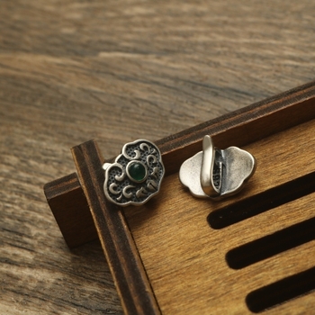 Închizătoare pentru bijuterii DIY – argint Sterling 925, finisaj lustruit, motiv noros, design original