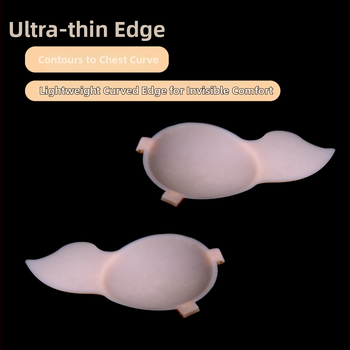 Silicone krūties pleistras – nematomas, itin plonas, lašinio formos, minimalistinis stilius