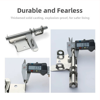 Slēdzenes plāksne 011 (F tipa aizbīdņa; nerūsējošais tērauds 304/201; pulēts/slīpēts virsma; mūsdienīgs vienkāršs stils)