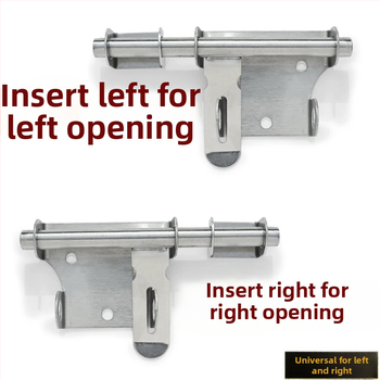 Slēdzenes plāksne 011 (F tipa aizbīdņa; nerūsējošais tērauds 304/201; pulēts/slīpēts virsma; mūsdienīgs vienkāršs stils)