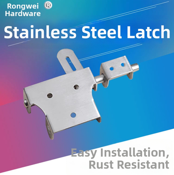 Slēdzenes plāksne 011 (F tipa aizbīdņa; nerūsējošais tērauds 304/201; pulēts/slīpēts virsma; mūsdienīgs vienkāršs stils)