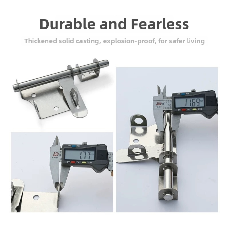 Slēdzenes plāksne 011 (F tipa aizbīdņa; nerūsējošais tērauds 304/201; pulēts/slīpēts virsma; mūsdienīgs vienkāršs stils)