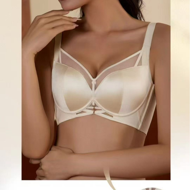 Push-Up liemenėlė su turmalinu, Minkštas plieno žiedas, Mango taurė, 3/4 taurė, Reguliuojamas dizainas