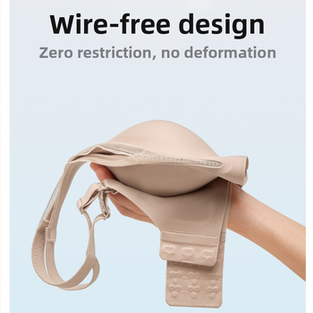 Apatiniai su V kaklu, be siuvimo, minkšta palaikymo ir šoninis formavimas; išorė nailonas, įdaila nailonas 70–80%; latex formuojantys kupštai; fiksuoti dvigubi petnešos; nugaros užsegimas keturiomis sagomis; kupų dydis 1/4; stilius liemenės luksas; Prekė: 