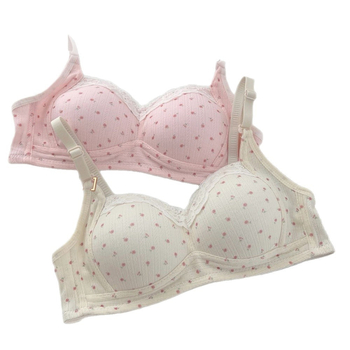Безшевен дантелен бюстгальтер, 3/4 чашка, тънък формован панел с пяна, найлон със спандекс, закопчаване на гърба с три реда куки, презрамки фиксирани