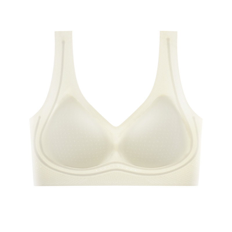 Ultra plona bešuvinė liemenėlė moterims – švelnus palaikymas, kvėpuojantis nailono audinys, plonos formuotos kaušės