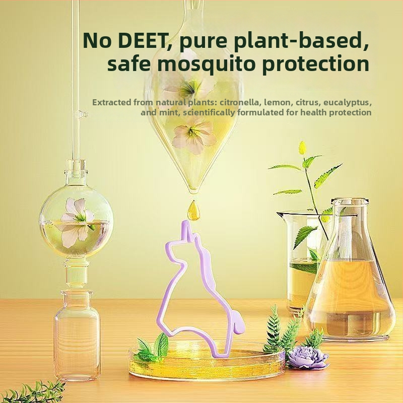 Sidabrinė apyrankė vaikams – etninio stiliaus, gyvūnų motyvas, repelentas nuo uodų su eteriniais aliejais, rankos aksesuaras, 2025 m. pavasaris