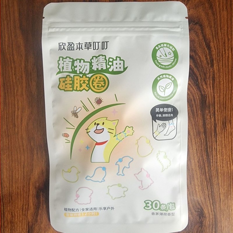 Sidabrinė apyrankė vaikams – etninio stiliaus, gyvūnų motyvas, repelentas nuo uodų su eteriniais aliejais, rankos aksesuaras, 2025 m. pavasaris