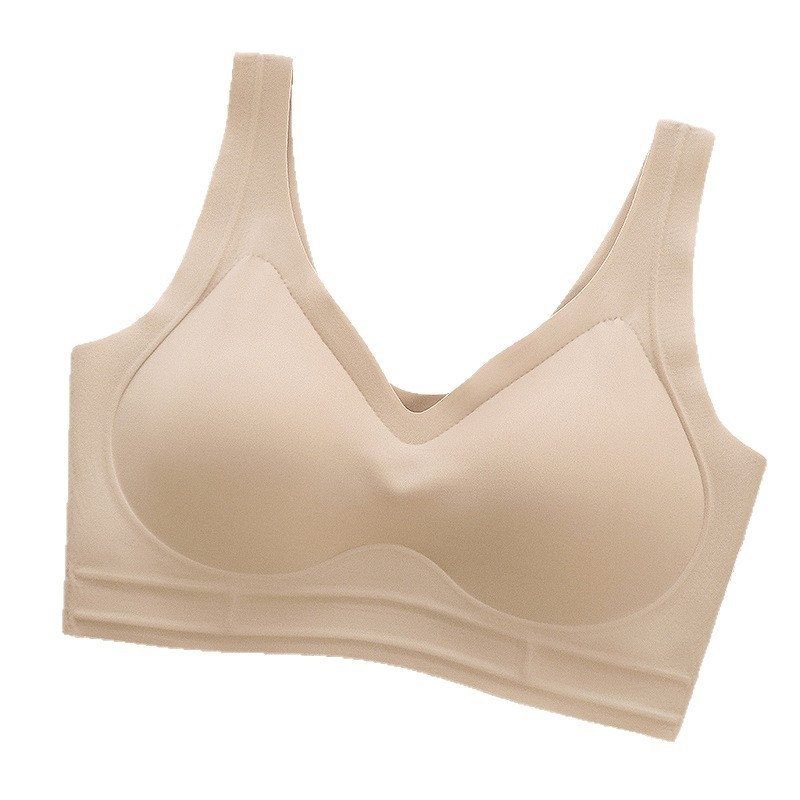 Nailoninė moteriška liemenėlė su pilnomis kaušelėmis, ploni formuojantys kaušeliai, vidinis pamušalas iš nailono, fiksuoti petnešos, be plieno žiedų, patogus dėvėjimas