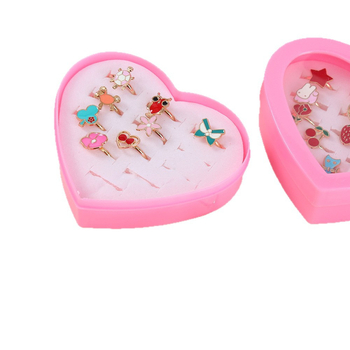 Детски комплект пръстени - 36 части, от желязо, корейски стил, индивидуално опаковани, за деца над 10 години