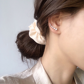 Cercei în stil coreean, formă geometrică, din cupru, placare electro, stil feeric, pentru femei