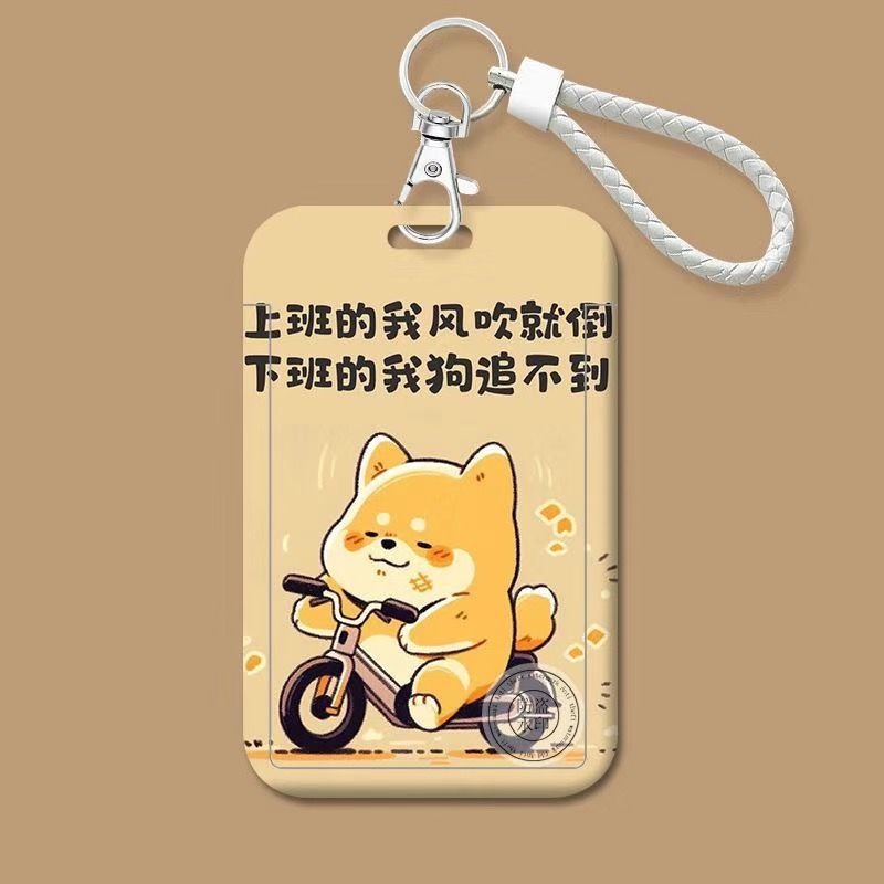 Trend plastična držač kartica s crtanim stilom za ID, autobus i pristup kampusu