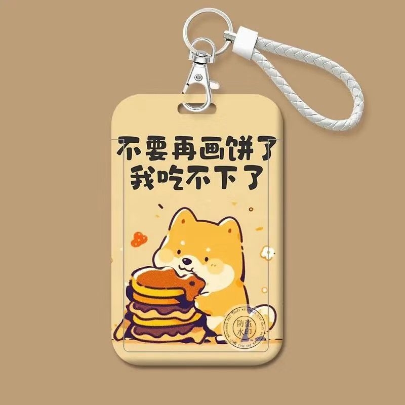 Trend plastična držač kartica s crtanim stilom za ID, autobus i pristup kampusu