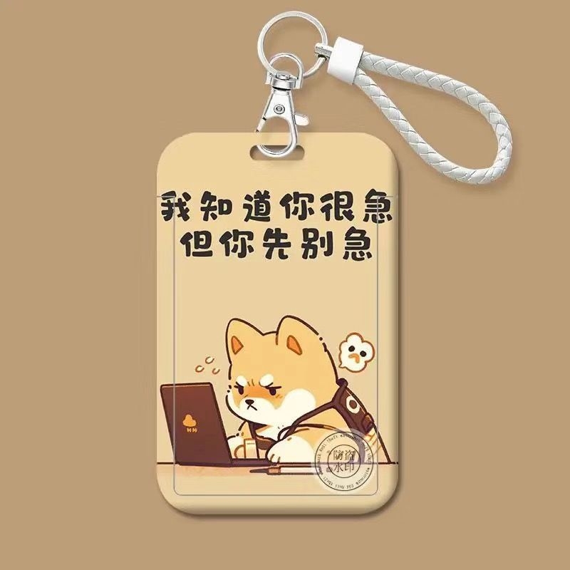 Trend plastična držač kartica s crtanim stilom za ID, autobus i pristup kampusu