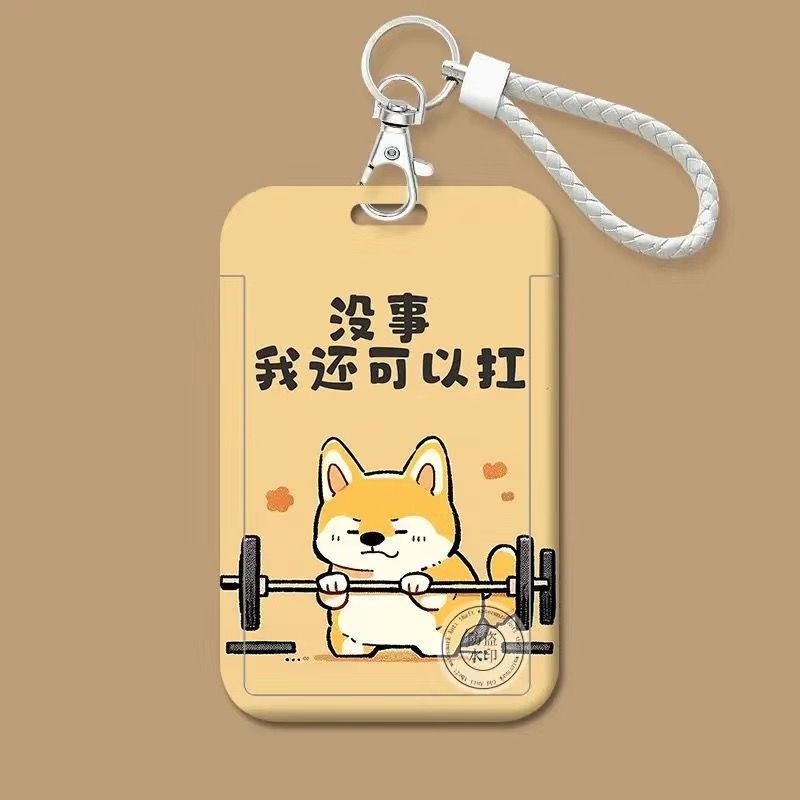 Trend plastična držač kartica s crtanim stilom za ID, autobus i pristup kampusu