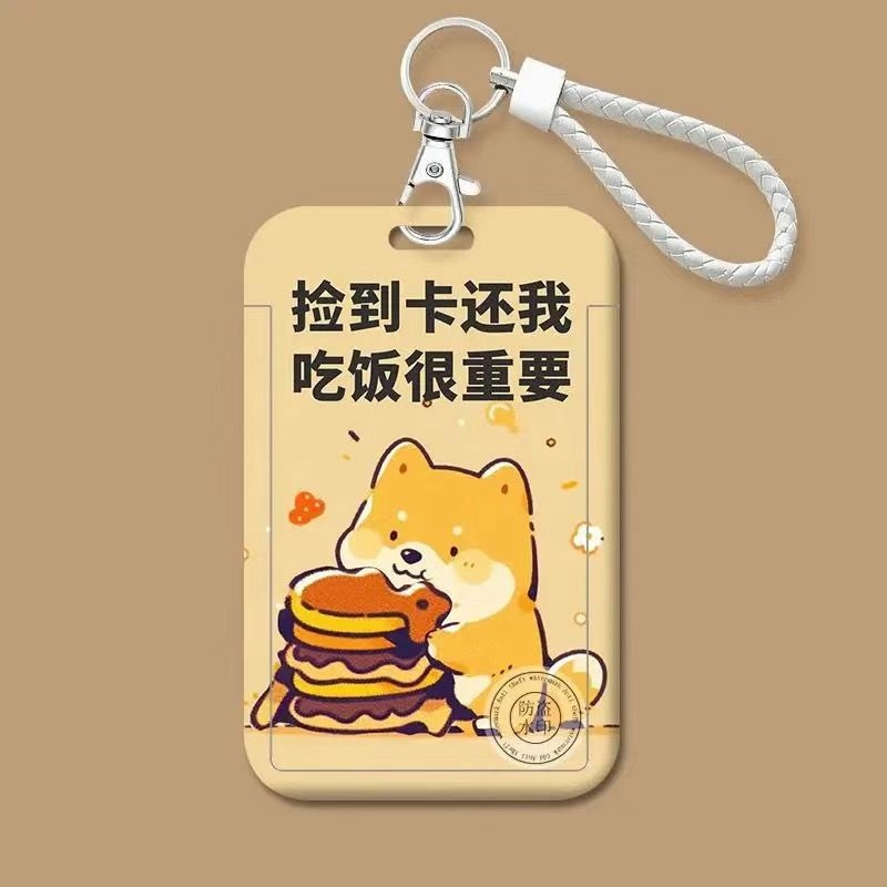 Trend plastična držač kartica s crtanim stilom za ID, autobus i pristup kampusu