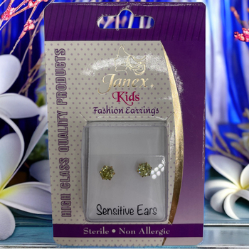 Cercei cu șurub JANEX, stil coreean, oțel inoxidabil, inserții placate cu aur cu pietre artificiale, model R201222