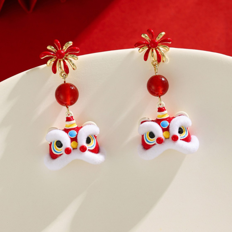 Cercei – Design geometric, aliaj, știfturi din argint 925, brand Xufan