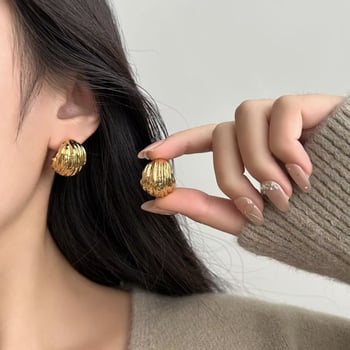 Cercei: ac 925 din argint, cupru placat cu aur real; formă geometrică; stil medieval, retro literar; electroplacare ecologică