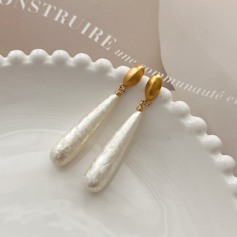 Geometrijske naušnice s imitacijskim perlama, 925 srebrni post, zlatni sloj, lagani luksuzni stil