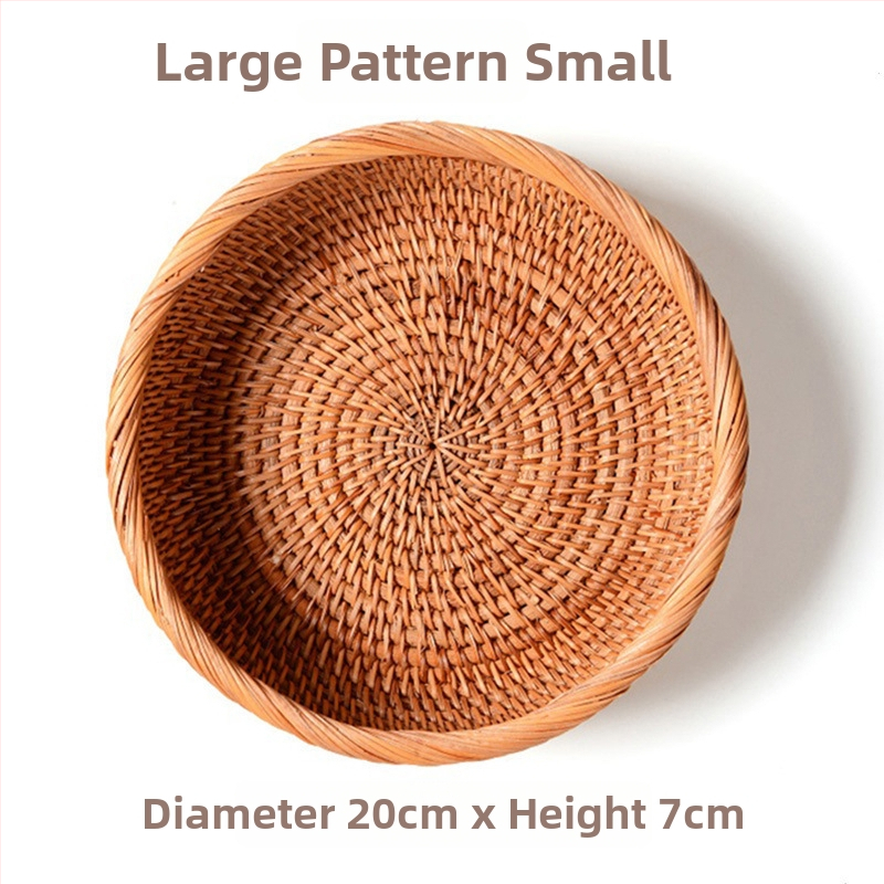 Gyümölcskosár - kézzel készített rattanból, kör alakú, pasztorális stílus, Xin yi teng márka, első osztályú minőség, 2013 tavaszán debütált.