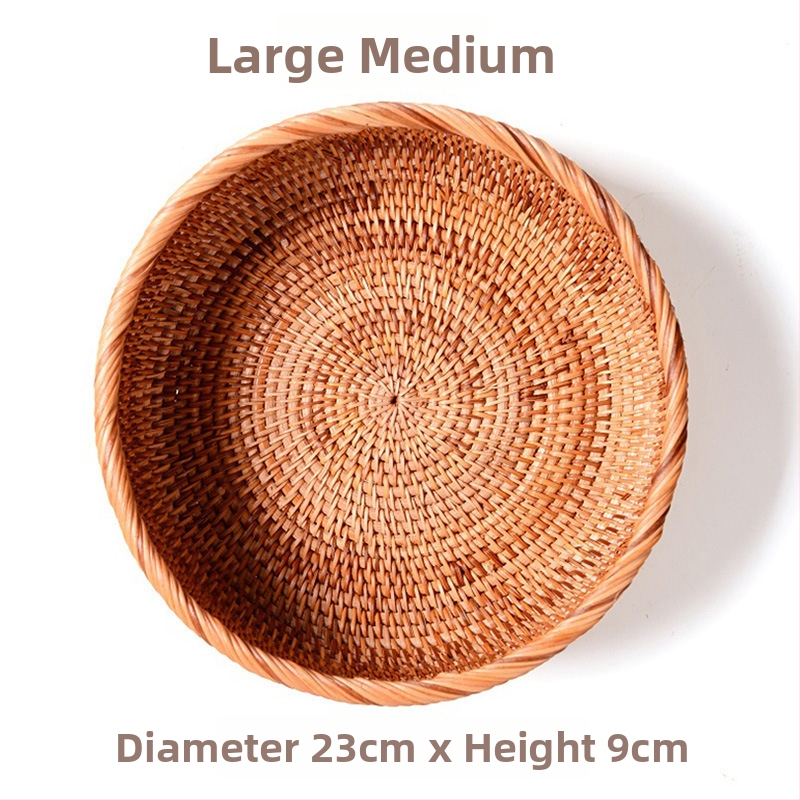 Gyümölcskosár - kézzel készített rattanból, kör alakú, pasztorális stílus, Xin yi teng márka, első osztályú minőség, 2013 tavaszán debütált.