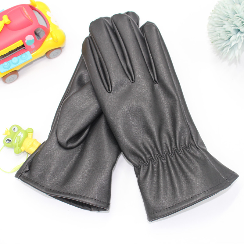 Dječje kožne rukavice - tople, vodootporne, s punim prstima, za zimu, jesen i proljeće