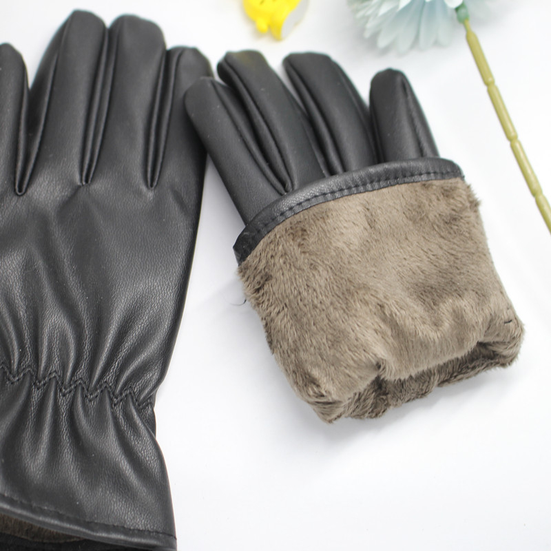 Dječje kožne rukavice - tople, vodootporne, s punim prstima, za zimu, jesen i proljeće