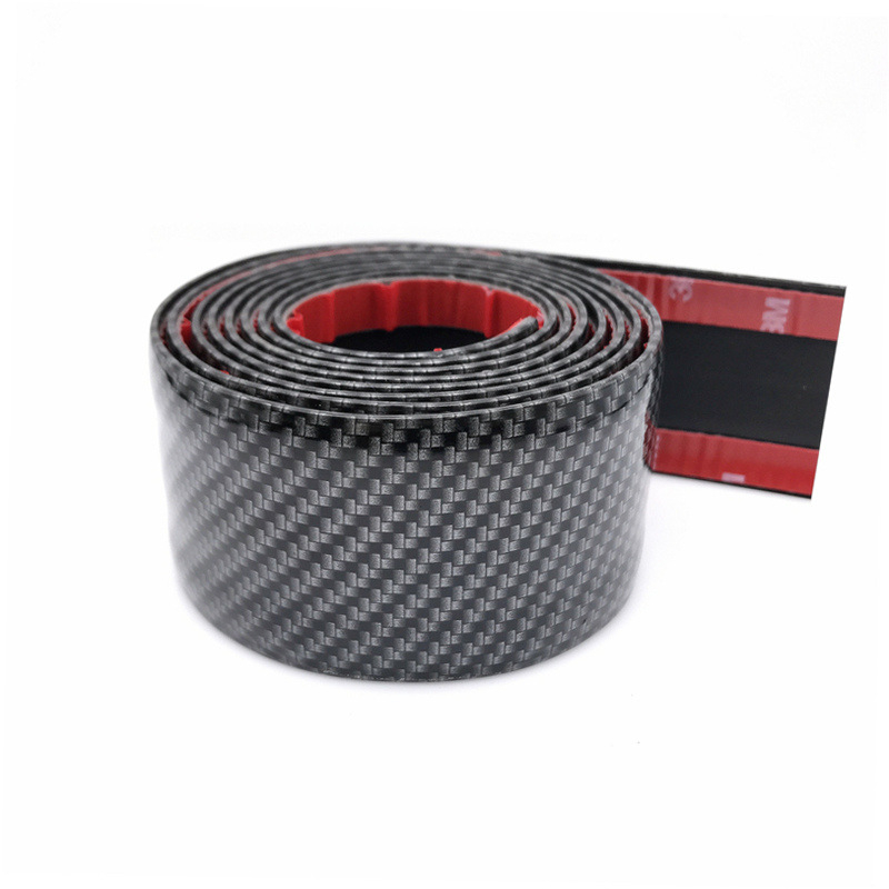 PU traka za zaštitu vrata s izgledom karbonskih vlakana, prilagodljivo obradivanje, universalna kompatibilnost