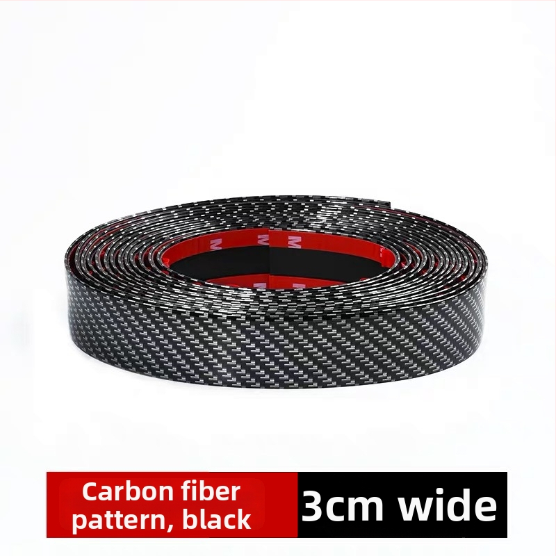 PU ukse külje kokkupõrkeriba süsinikkiust välimusega, kohandatava töötlemisega, universaalne sobivus