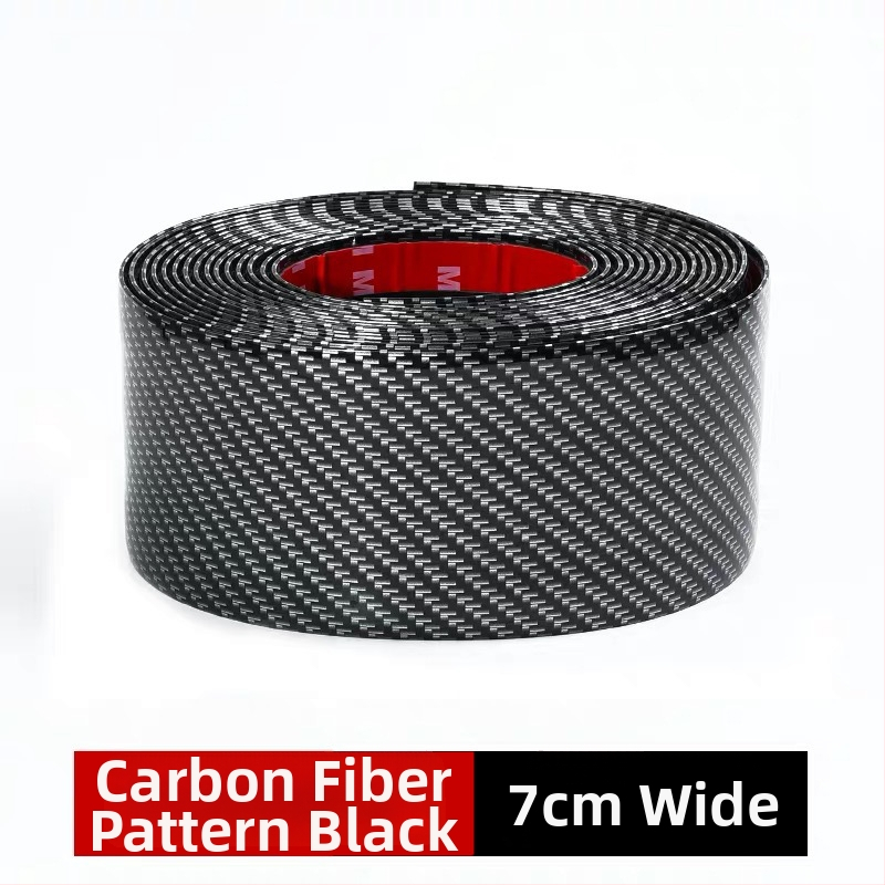 PU ukse külje kokkupõrkeriba süsinikkiust välimusega, kohandatava töötlemisega, universaalne sobivus