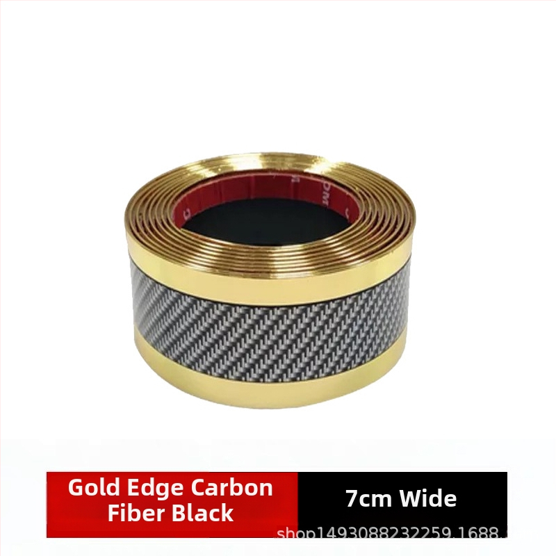 PU ukse külje kokkupõrkeriba süsinikkiust välimusega, kohandatava töötlemisega, universaalne sobivus