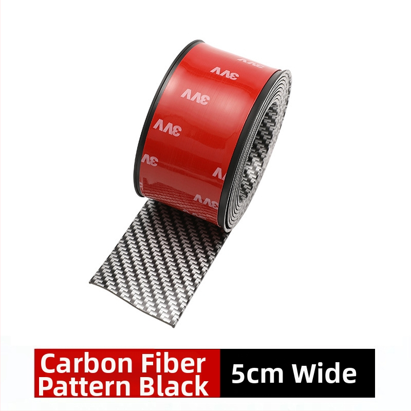 PU ukse külje kokkupõrkeriba süsinikkiust välimusega, kohandatava töötlemisega, universaalne sobivus