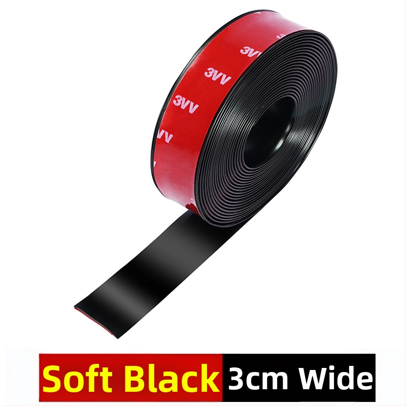 PU ukse külje kokkupõrkeriba süsinikkiust välimusega, kohandatava töötlemisega, universaalne sobivus