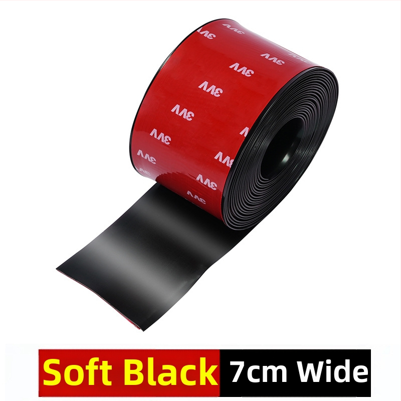 PU ukse külje kokkupõrkeriba süsinikkiust välimusega, kohandatava töötlemisega, universaalne sobivus